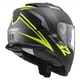 Motorcycle Helmet LS2 FF800 Storm Nerve - Matt Black H-V Yellow