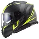 Motorcycle Helmet LS2 FF800 Storm Nerve - Matt Black H-V Yellow