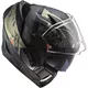 Flip-Up Motorcycle Helmet LS2 FF900 Valiant II Gripper P/J - Matt Titanium