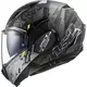 Flip-Up Motorcycle Helmet LS2 FF900 Valiant II Gripper P/J - Matt Titanium