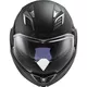 Flip-Up Motorcycle Helmet LS2 FF900 Valiant II Noir P/J - Matt Black