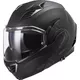 Flip-Up Motorcycle Helmet LS2 FF900 Valiant II Noir P/J - Matt Black