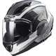 Flip-Up Motorcycle Helmet LS2 FF900 Valiant II Orbit P/J - Matt Blue - Jeans