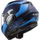 Flip-Up Motorcycle Helmet LS2 FF900 Valiant II Orbit P/J - Matt Blue