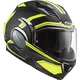 Flip-Up Motorcycle Helmet LS2 FF900 Valiant II Revo P/J - Matt Titanium Fluo Orange