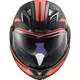 Flip-Up Motorcycle Helmet LS2 FF900 Valiant II Revo P/J - White Red Blue