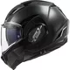 Flip-Up Motorcycle Helmet LS2 FF900 Valiant II Solid P/J - Gloss Black