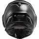 Flip-Up Motorcycle Helmet LS2 FF900 Valiant II Solid P/J - Gloss Black