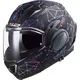 Klappbarer Motorradhelm LS2 FF900 Valiant II Stellar P / J - Matt Black Blue - Matt Black Blue