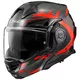 Flip-Up Motorcycle Helmet LS2 FF901 Advant X Carbon Future Glossy Red P/J