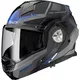 Překlopná moto přilba LS2 FF901 Advant X Spectrum Black Titanium Blue P/J