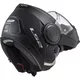 Flip-Up Motorcycle Helmet LS2 FF902 Scope Solid - Gloss Black