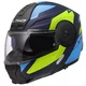 Výklopná moto prilba LS2 FF902 Scope II Duria Blue H-V Yellow