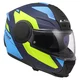 Výklopná moto prilba LS2 FF902 Scope II Duria Blue H-V Yellow