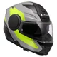 Výklopná moto přilba LS2 FF902 Scope II Duria Grey H-V Yellow