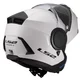 Výklopná moto přilba LS2 FF902 Scope II Solid Gloss White
