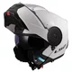Výklopná moto přilba LS2 FF902 Scope II Solid Gloss White