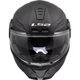 Výklopná moto přilba LS2 FF902 Scope II Solid Matt Black