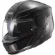 Flip-Up Motorcycle Helmet LS2 FF902 Scope Solid - White - Gloss Black