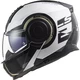 Flip-Up Motorcycle Helmet LS2 FF902 Scope Arch - Matt Titanium Pink