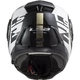 Flip-Up Motorcycle Helmet LS2 FF902 Scope Arch - Gloss White Titanium