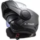 Výklopná moto přilba LS2 FF902 Scope Solid Matt Titanium - Matt Titanium, XS (53-54)