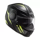 Flip-Up Motorcycle Helmet LS2 FF902 Scope Skid - Black H-V Yellow