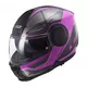 Flip-Up Motorcycle Helmet LS2 FF902 Scope Axis - Black Pink