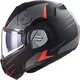 Klappbarer Motorradhelm LS2 FF906 Advant Codex Mattschwarz Titan P/J