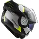 Flip-Up Motorcycle Helmet LS2 FF906 Advant Codex White Black P/J