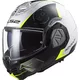 Flip-Up Motorcycle Helmet LS2 FF906 Advant Codex White Black P/J