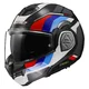 Flip-Up Motorcycle Helmet LS2 FF906 Advant Sport Glossy Black Blue Red P/J