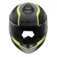 Flip-Up Motorcycle Helmet LS2 FF908 Strobe II Matte Black H-V Yellow