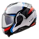 Překlopná přilba LS2 FF910 Advant II Triple White Blue Red P/J