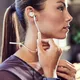 Bezdrátová fitness sluchátka Fitbit Flyer - Nightfall Blue