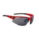 Bicycle glasses KELLYS Force - White Gloss - Shiny Red, Red with Dark Lenses