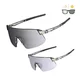 Photochromic Sports Sunglasses Altalist Hayate - růžová s červenými skly - šedá se stříbrnými skly