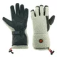 Vyhrievané rukavice v štýle shearling Glovii GS3 - béžovo-čierna