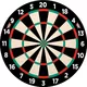 Kabinet s terčem Bull's Magnetic Paper Dartboard Cabinet Set