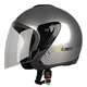 Motorcycle Helmet W-TEC MAX617 - Silver - Titanium Grey