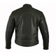Men’s Leather Jacket B-STAR Aces - Black-White