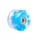 Light-Up Skateboard Wheel PU 50*36mm + ABEC Bearings - Blue