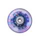 Light Up In-Line Wheel PU 70*24 mm with ABEC 5 Bearings - White - Black