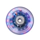 Light Up Inline Skate Wheel PU 72*24mm with ABEC 5 Bearings - Orange - Black