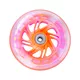 Shining wheel for scooter PU 125*24 mm with ABEC 5 bearings - Orange