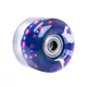 Świecące kółko do deskorolki PU 54*36 mm z łożyskami ABEC 5 - Czarny - Czarny