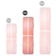 Inflatable Exercise Mat inSPORTline Airstunt 400 x 100 x 10 cm Coral Pink w/ Hand Pump