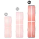 Inflatable Exercise Mat inSPORTline Airstunt 500 x 100 x 10 cm Coral Pink w/ Hand Pump