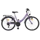 Junior bike DHS Kreativ Citystyle 2414 24" - model 2014 - Purple - Purple