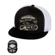 Snapback Hat BLACK HEART 350 Trucker - White - White